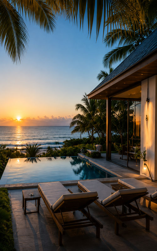 Beachfront stays
